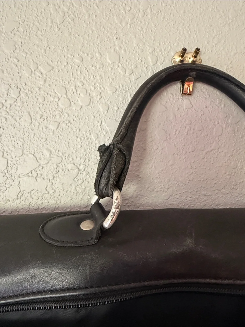 Martin Dingman Black Leather/Alligator Briefcase